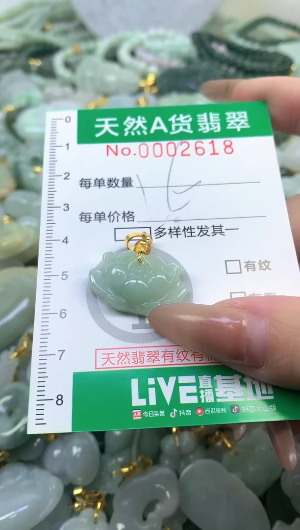 颈饰未镶嵌翡翠天然A货翡翠
