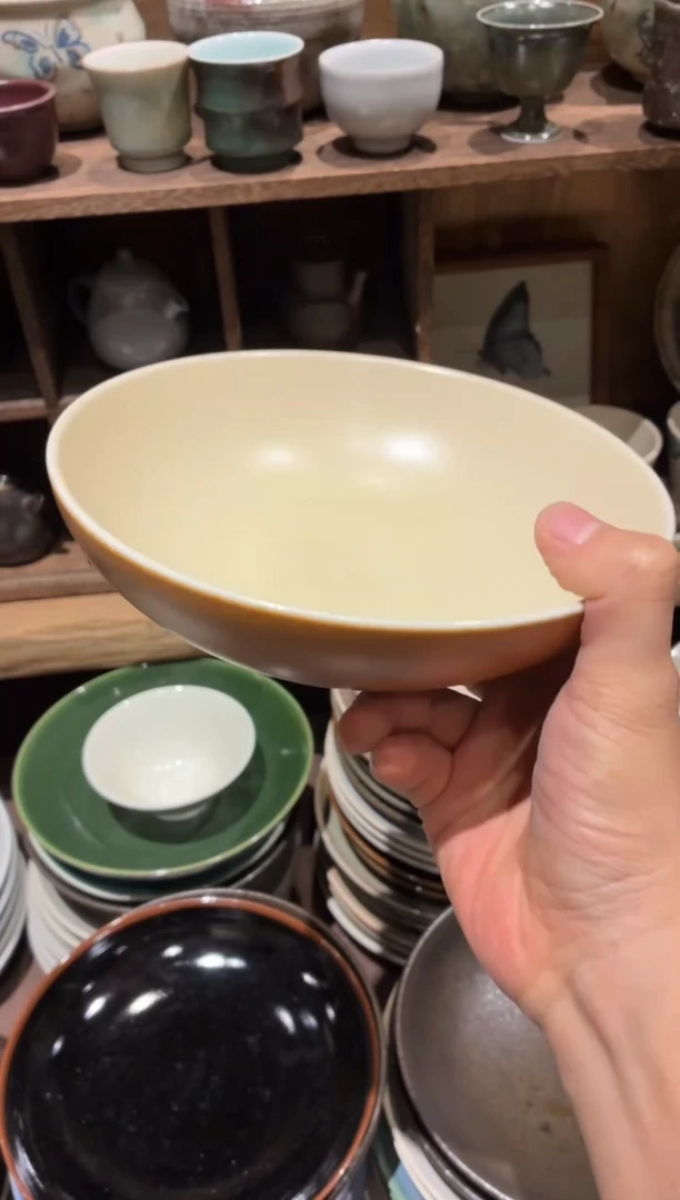 瓷片伊*441 酷金平底盘1个