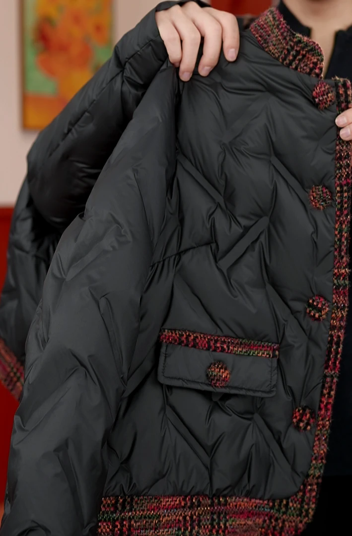 【甄选大朵鸭绒】2025杭州原版正品保暖气质鸭绒服CE-5-YXYC