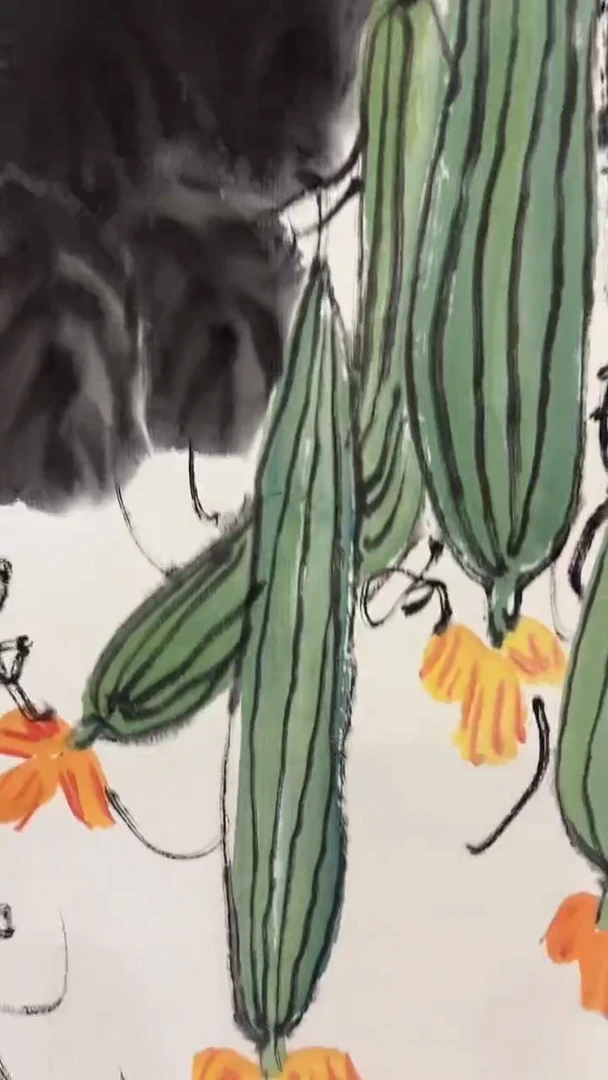 国画娄茗-2平尺-国画作品