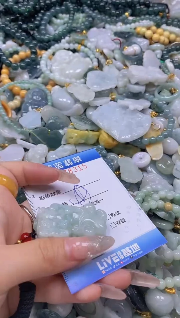 翡翠未镶嵌颈饰闪购0278315