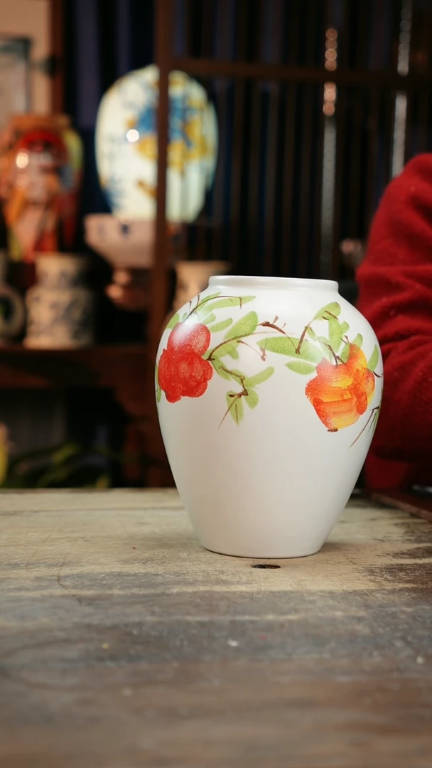 【闪购商品】瓷片景德镇纯手工釉下彩精品花瓶