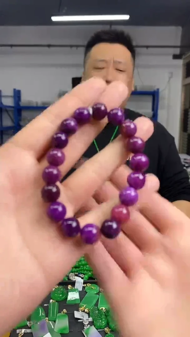 苏纪石（舒俱来）未镶嵌手串多样性发其一颜色微差