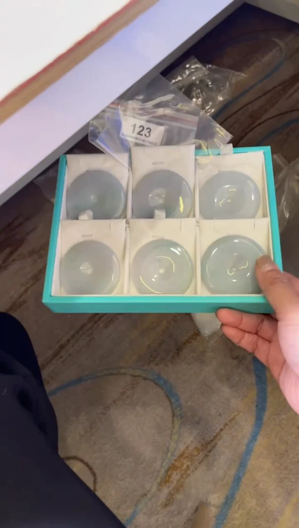 【闪购商品】翡翠颈饰未镶嵌天然缅甸A货翡翠多样性发一扣123