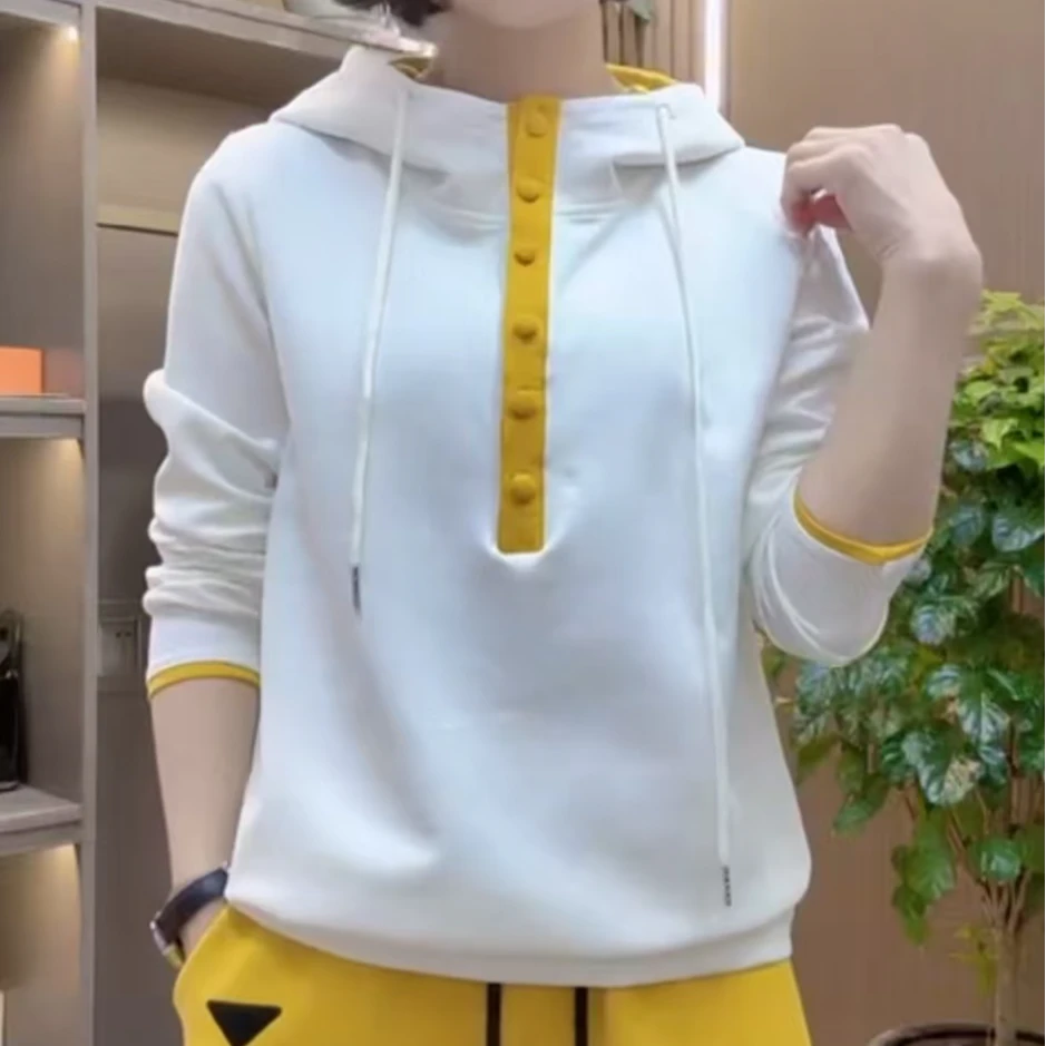 2025新款休闲帽子打底上衣卫衣