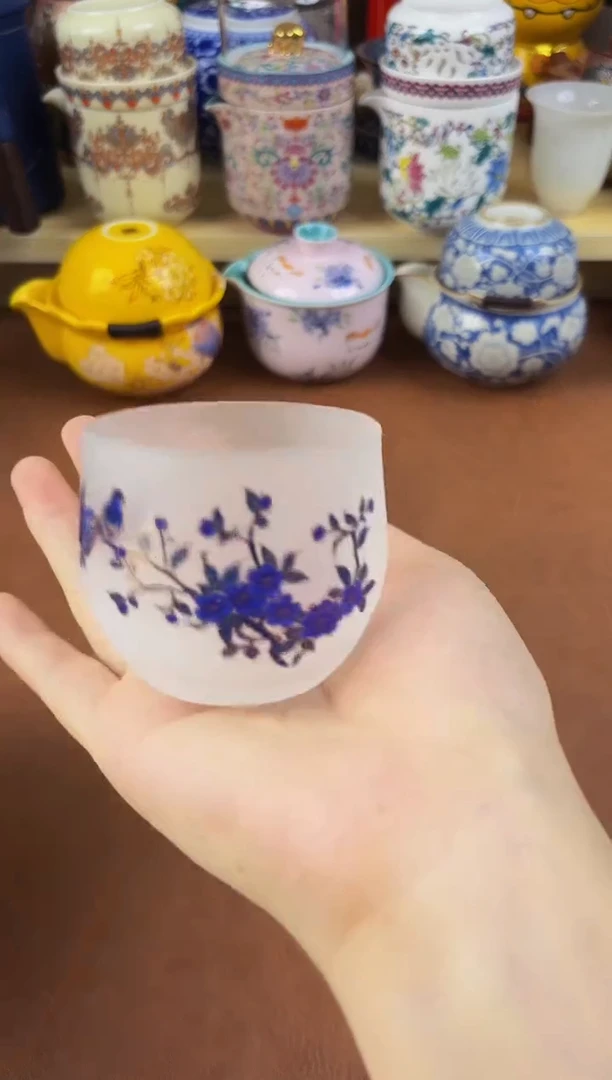 陶瓷茶具摆件旅行套组