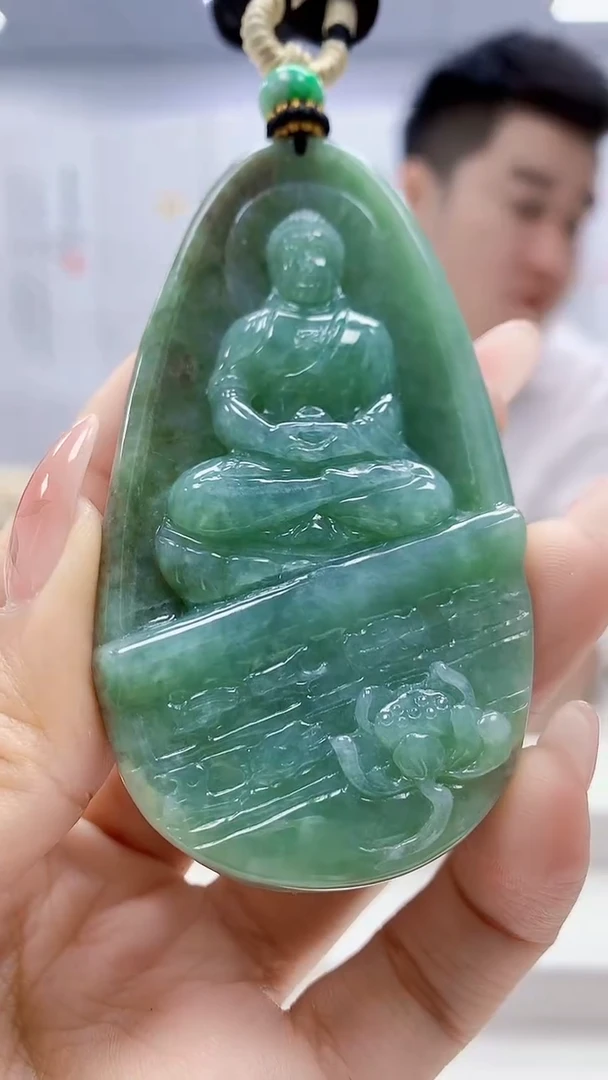 未镶嵌定制翡翠5028ty-毛货挂件84