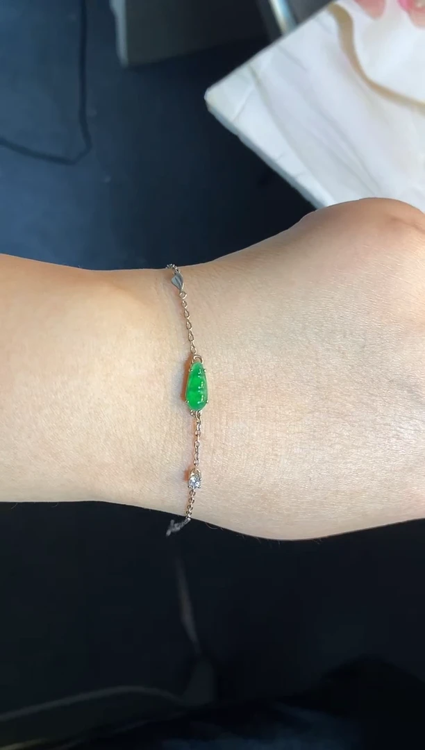 吊坠(不含链)银S925镶嵌翡翠1