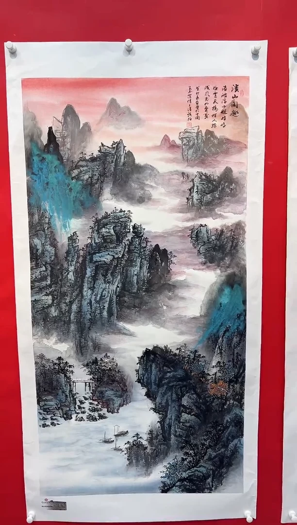 国画画家陆远华纯手绘原作