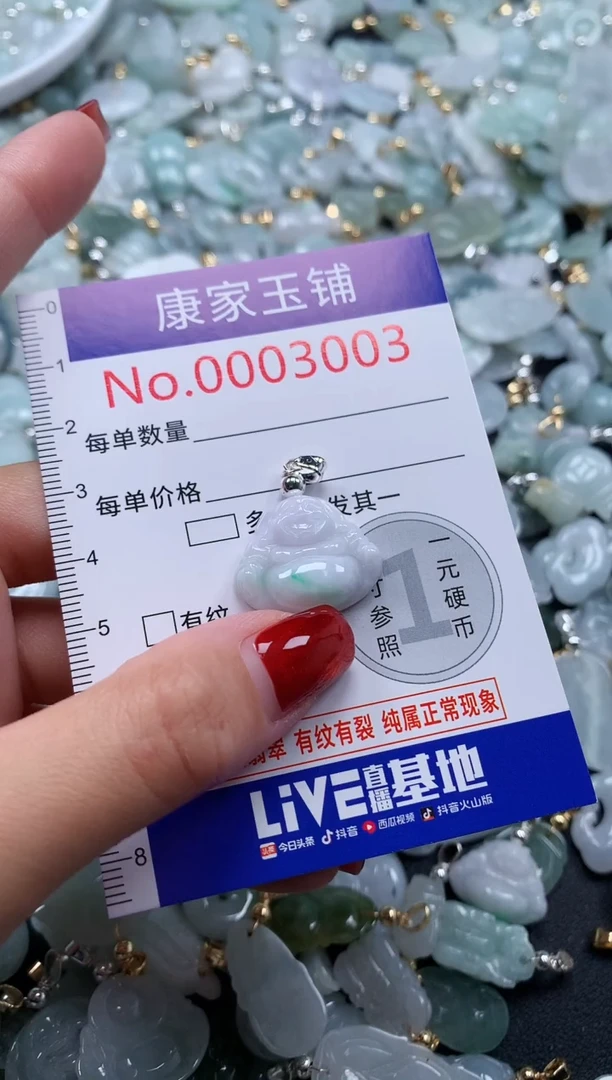 翡翠未镶嵌吊坠(不含链)3003