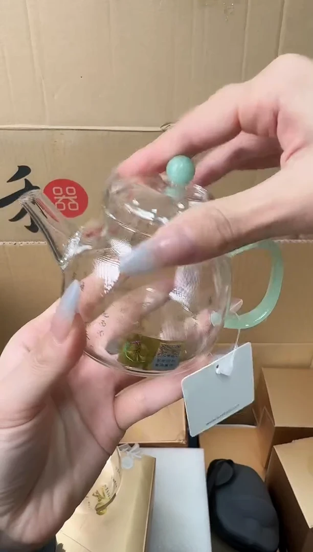 【闪购商品】@@禾器言卿壶爱莲说浅玉色