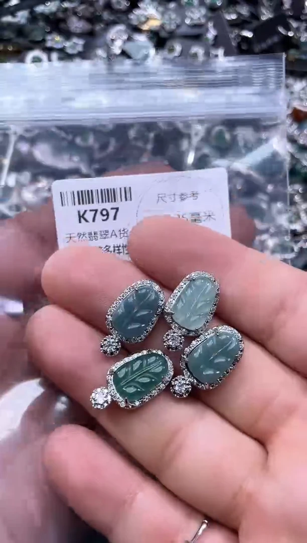 【闪购商品】翡翠颈饰未镶嵌K797多样性发其一
