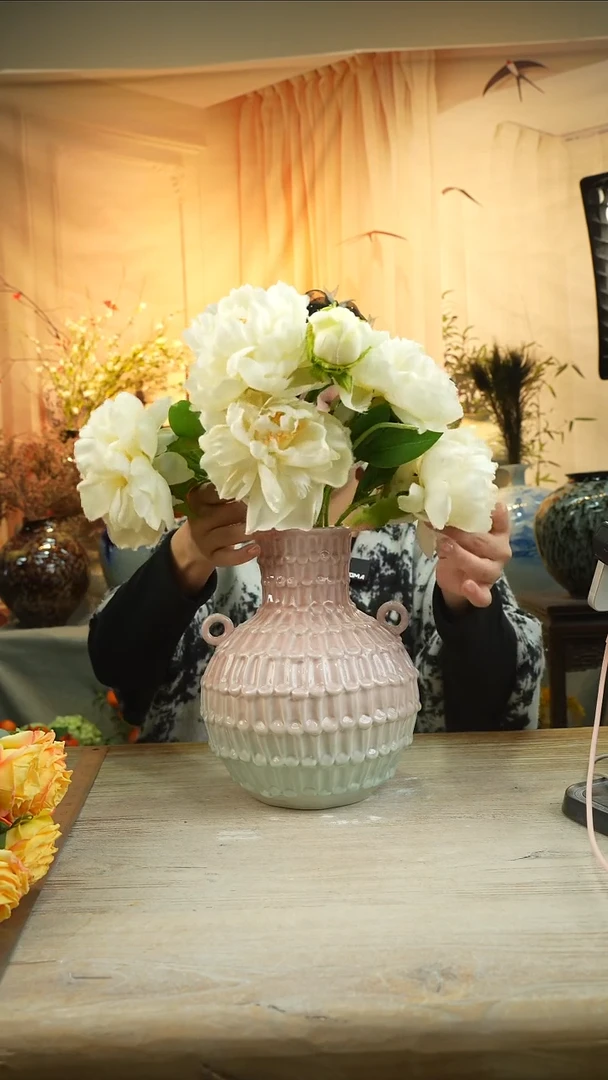 高27口10陶瓷花瓶花器