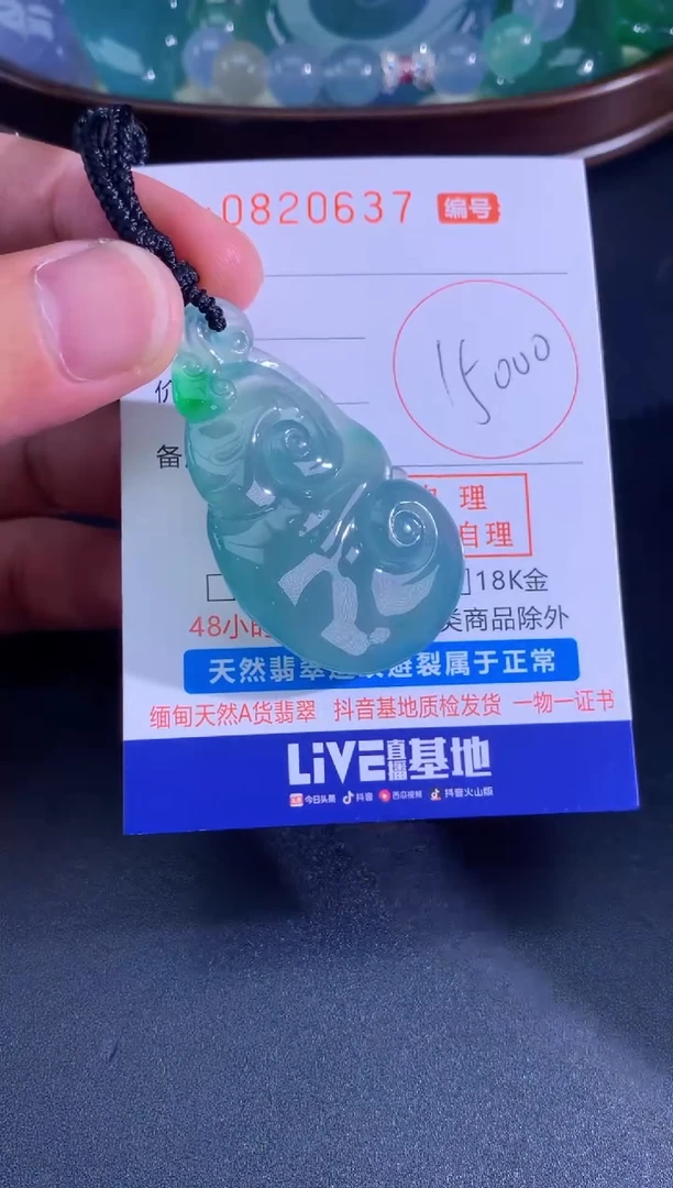 颈饰未镶嵌翡翠天然A货翡翠