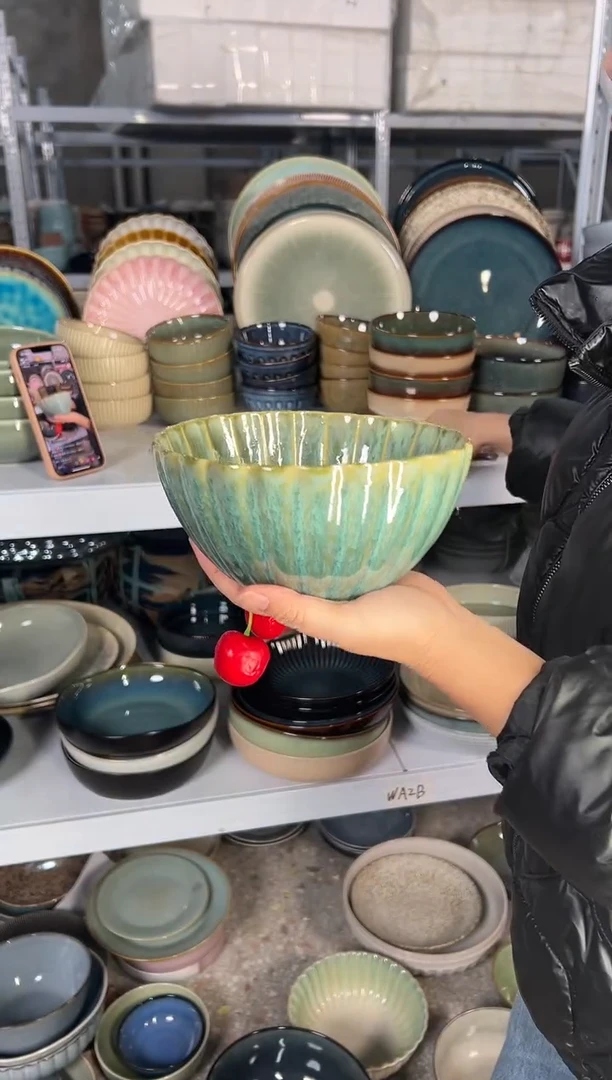 陶瓷外贸尾货瑕疵满20包邮重瑕特价孤品清仓X面碗