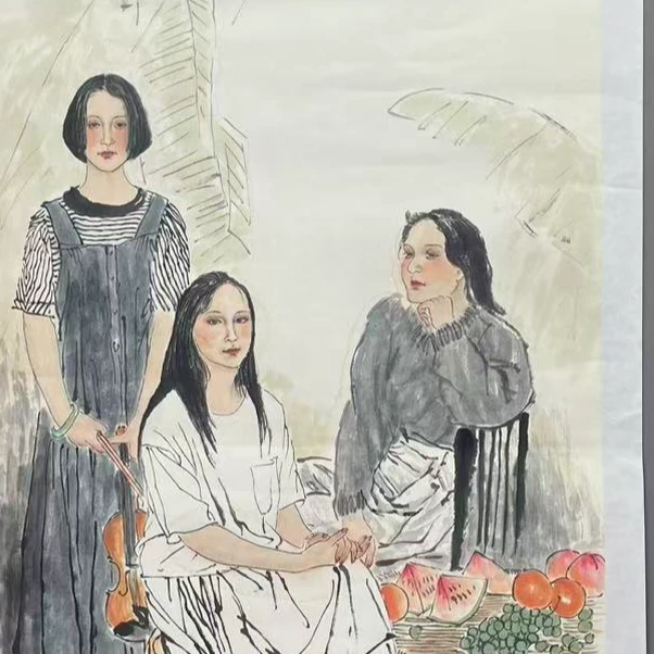 DY14327 人物 纸本 138*69