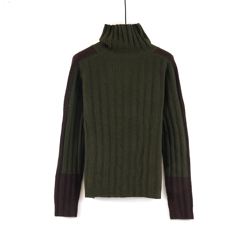 天山[100%山羊绒]2025冬季新款羊绒衫高领套头上衣-YTNL5881T