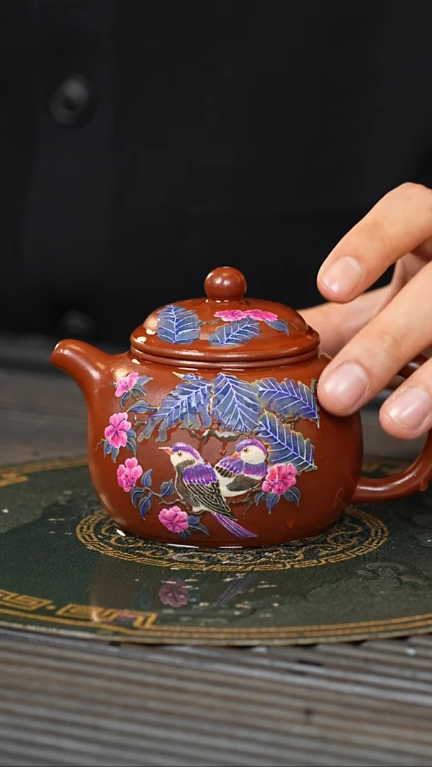 【闪购商品】紫砂茶壶YJB 大红袍 匏尊 230cc