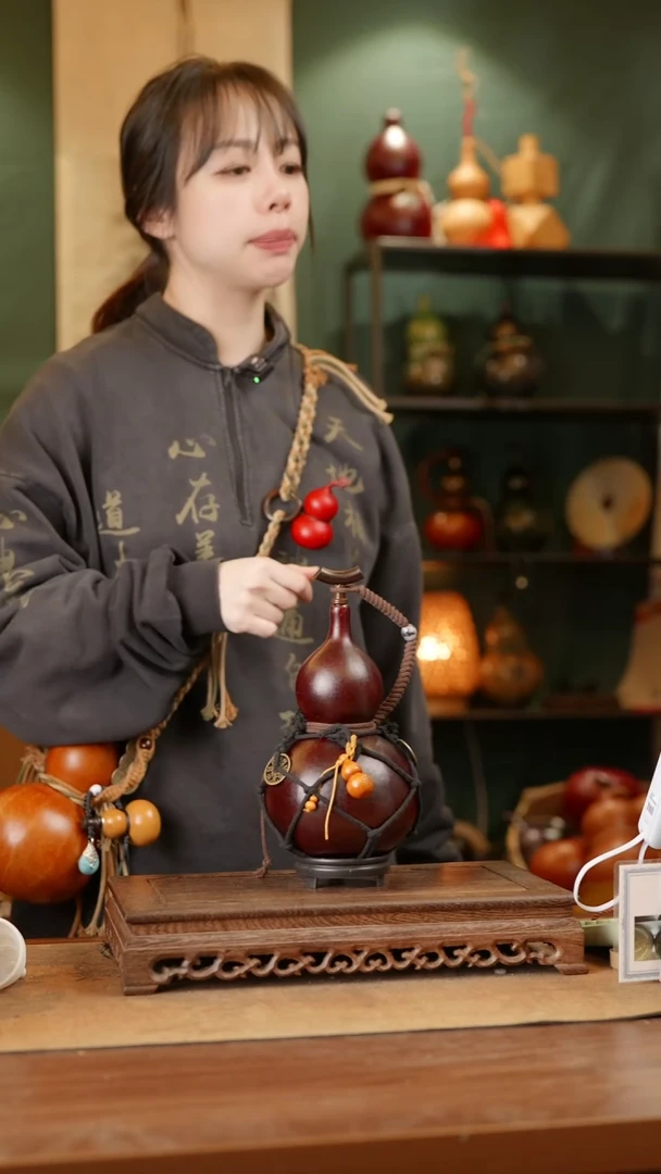 293号精品天然大漆酒葫芦一物一拍~