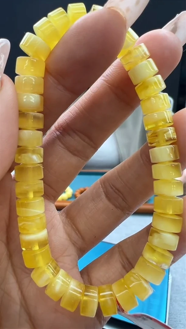 【闪购商品】琥珀手链未镶嵌264秒拍号