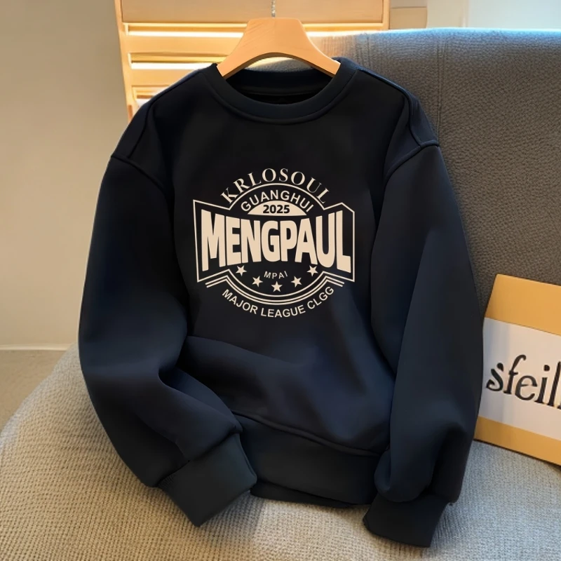 爆款2025新款潮流卫衣男女印花秋冬款情侣休闲长袖外套卫衣上衣百