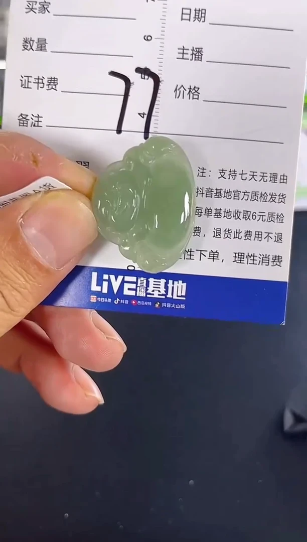 颈饰未镶嵌翡翠天然A货缅甸翡翠