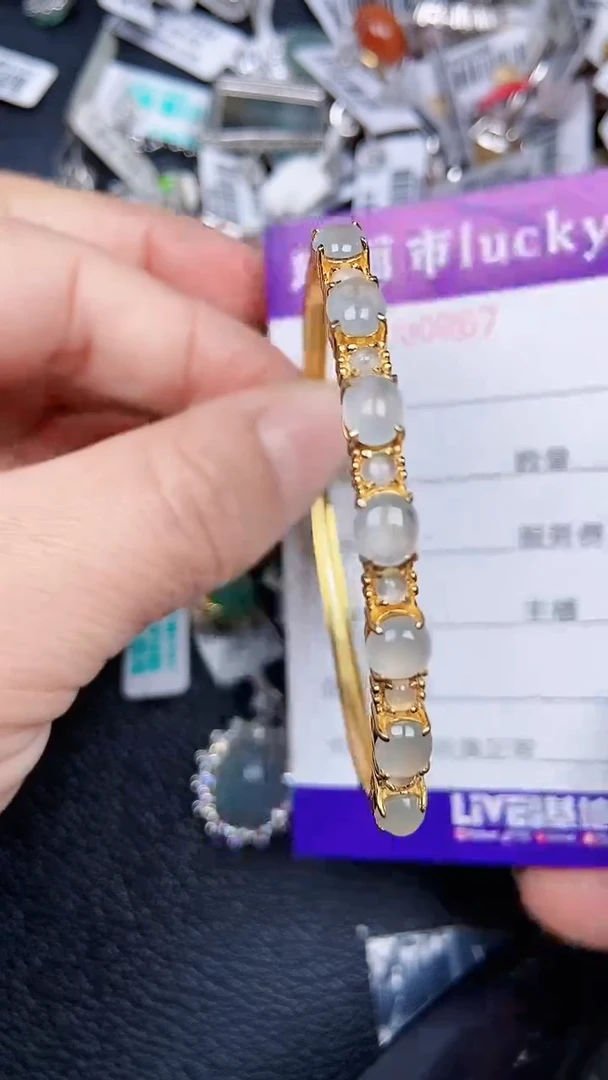 颈饰银S925镶嵌翡翠0867