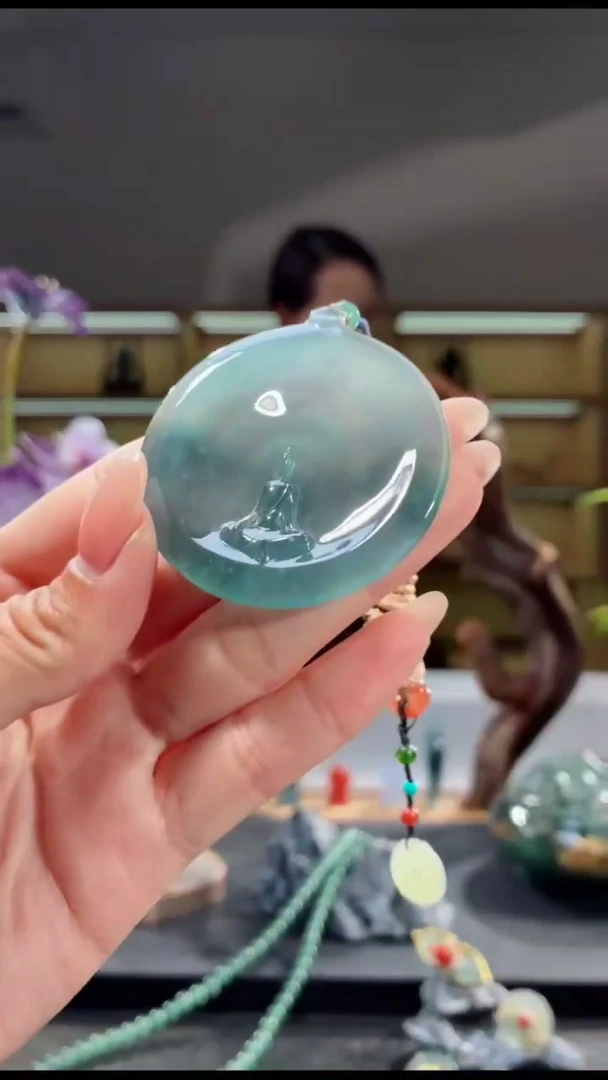 吊坠(不含链)未镶嵌翡翠悟道