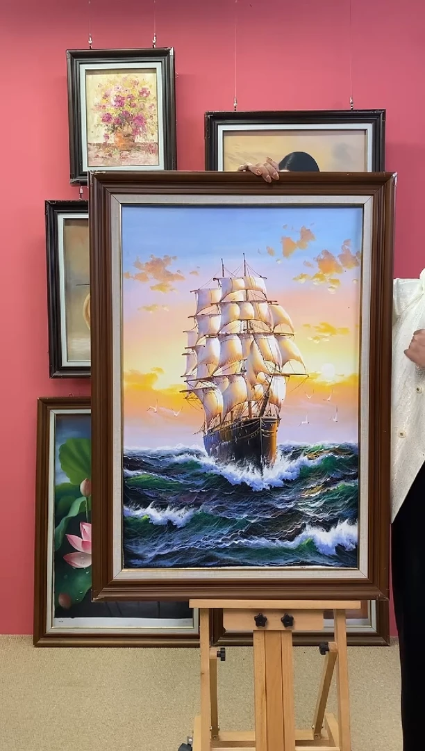 油画捉*尺寸60*90画芯（不含框）