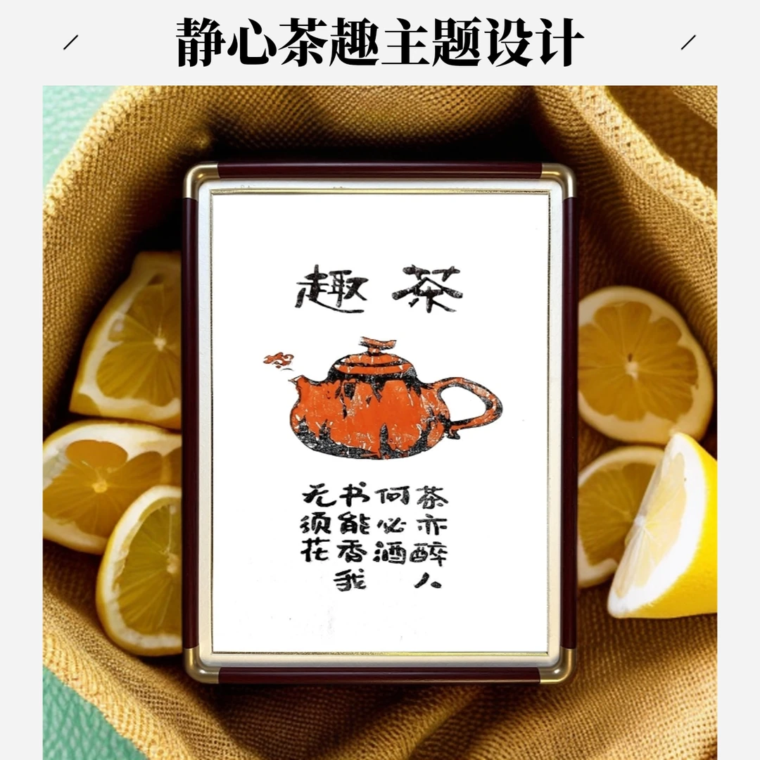 【人物/故事/休闲系列】岳飞/四美图/静心/荷塘清趣/纯手工木版年画