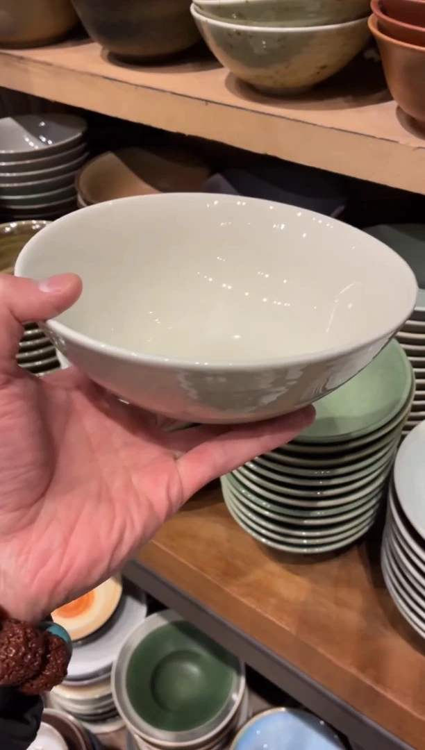 瓷片6.5寸定白面碗（福利款）