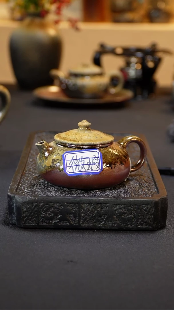 紫砂柴烧纯自然柴烧