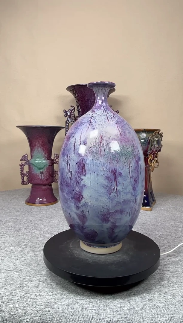 摆件陶神垕钧瓷收藏工艺品