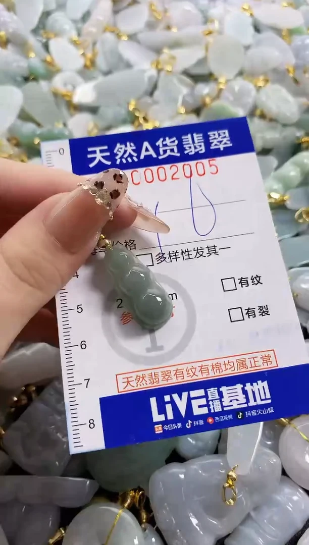 颈饰未镶嵌翡翠天然A货翡翠