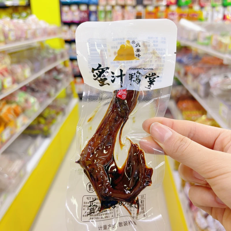 【夫妻峰】鸭爪蜜汁味鸭掌宿舍办公网红休闲小零食