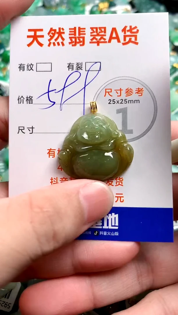 翡翠18K金镶嵌颈饰0195346172