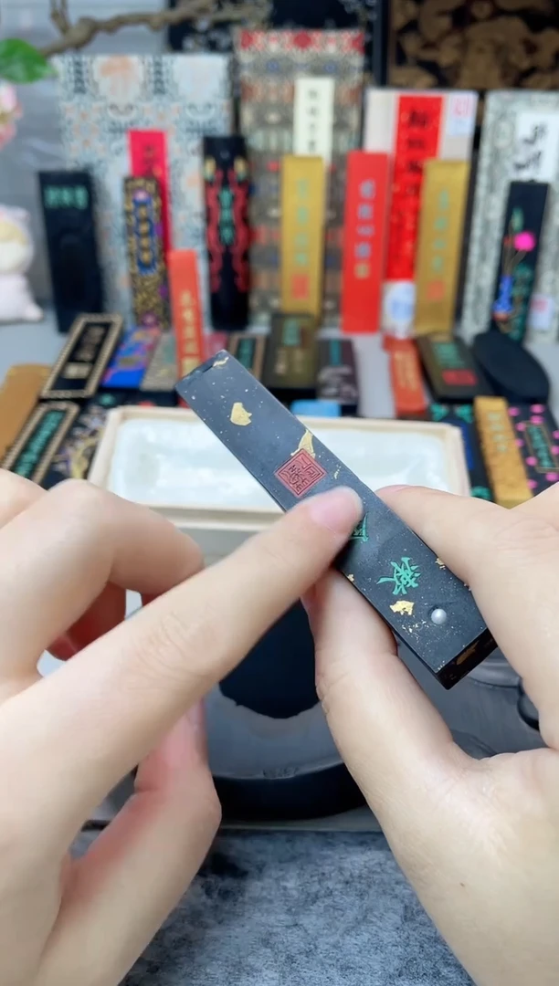 玉禾堂 小方柱 1两 漱金