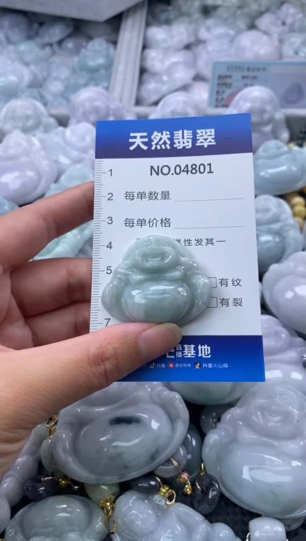 翡翠未镶嵌颈饰缅甸A货翡翠04801