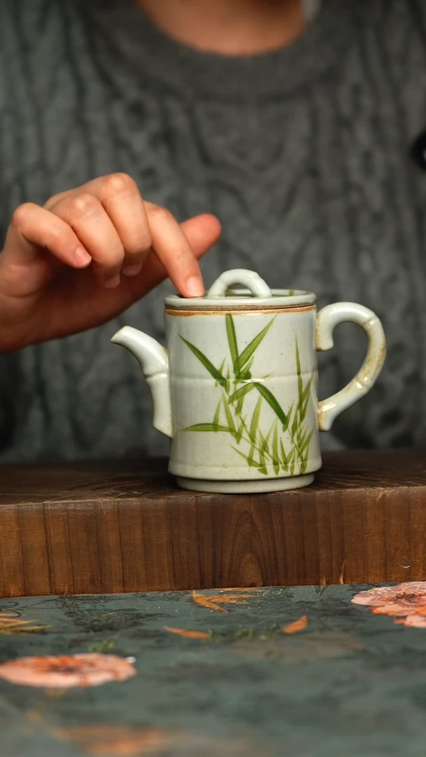 杯釉下彩手工手绘同款陶器