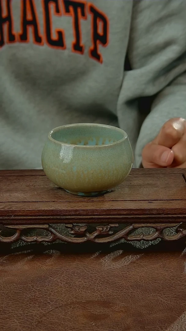 天青釉禅定杯