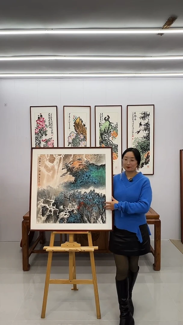 国画董海君 80*80 春融只待乾坤醉