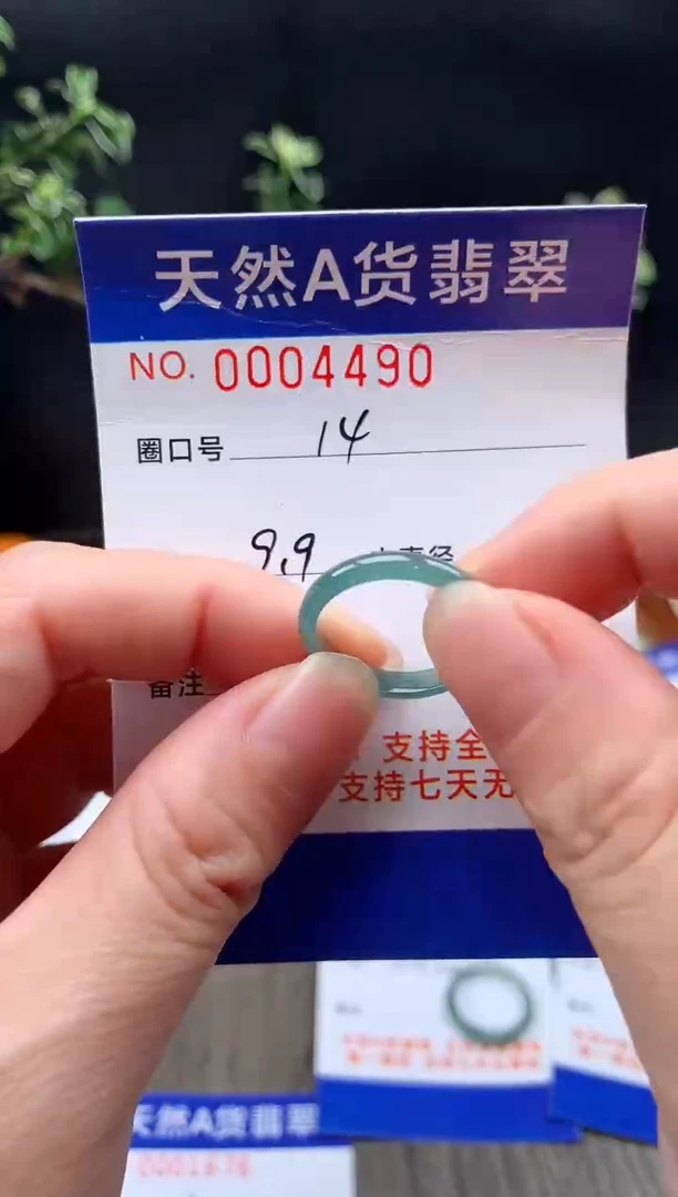 未镶嵌戒指翡翠14#