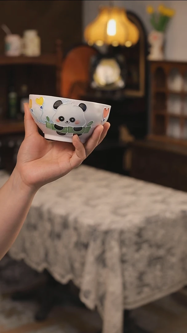 摆件景德镇釉下彩绘设计师款式陶瓷