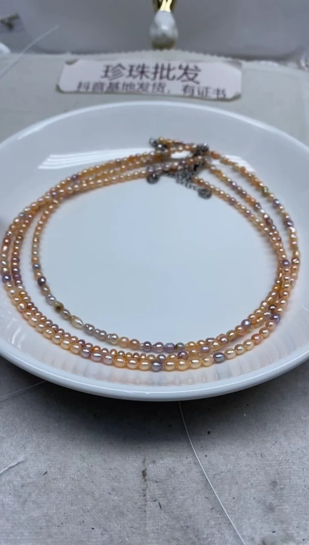 淡水珍珠未镶嵌颈饰发3