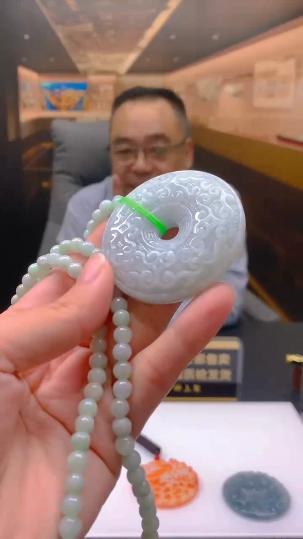 未镶嵌定制翡翠毛货闪购链接WXJ013带珠链
