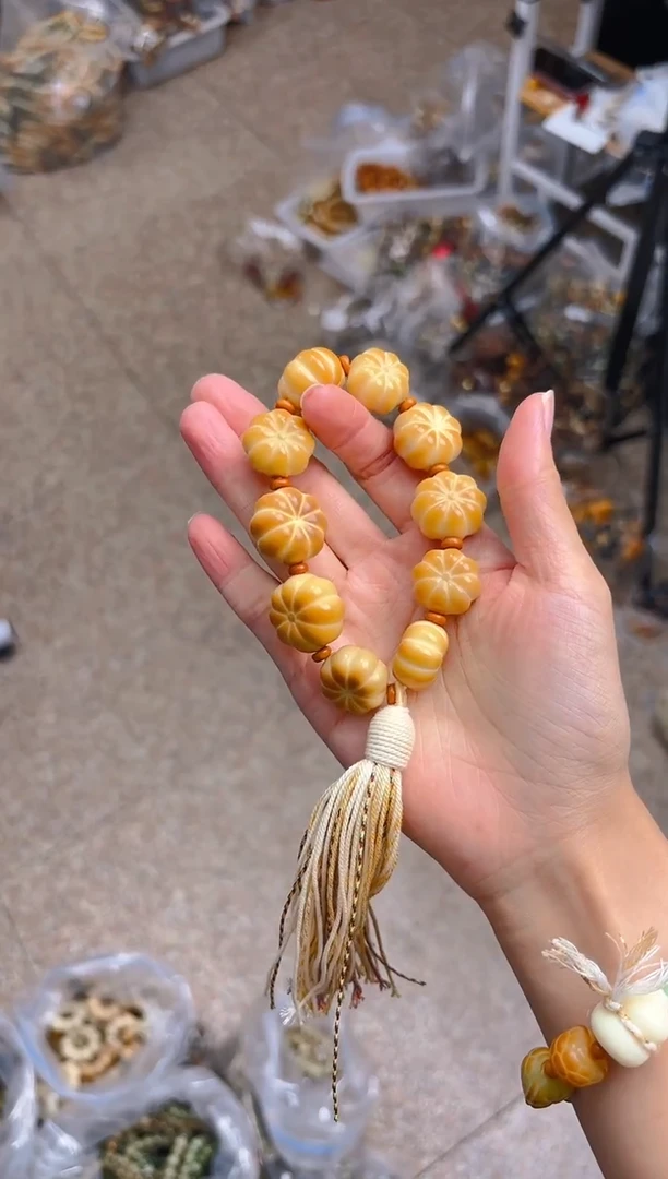 吊坠菩提根/象牙果南瓜手持