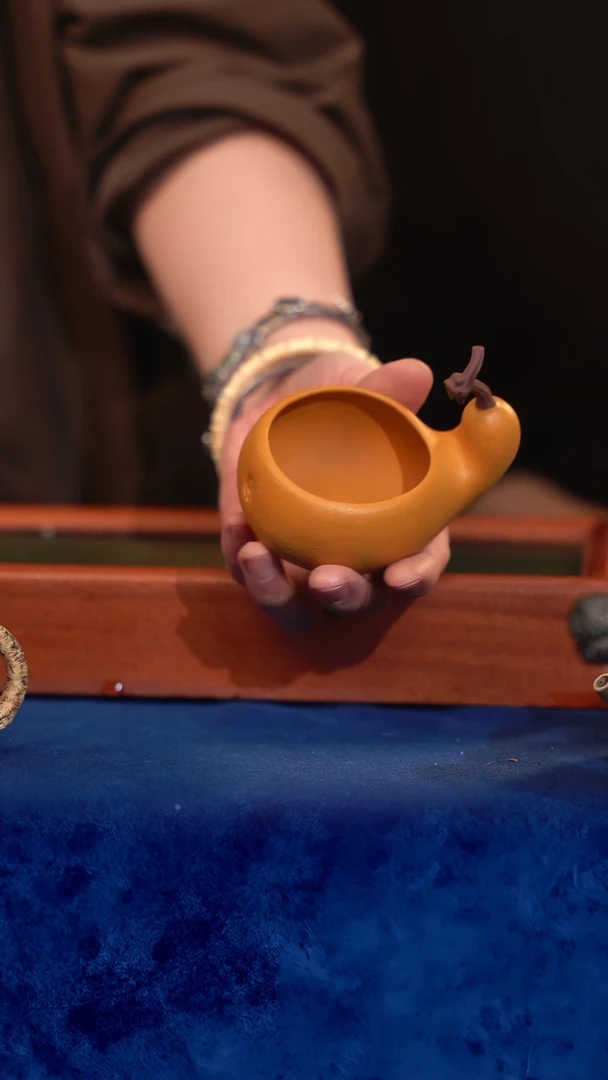 紫砂 宜兴紫砂 ZY 葫芦杯