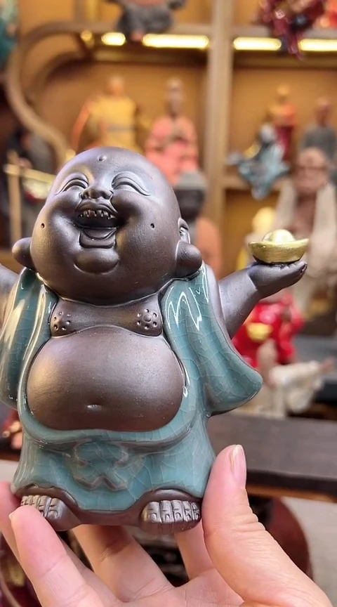 紫砂茶宠器闵茶宠摆件