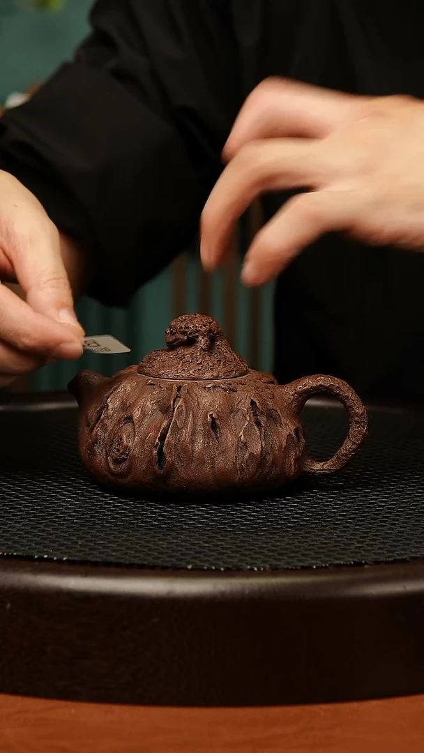 茶壶紫砂健*?407金蟾供春