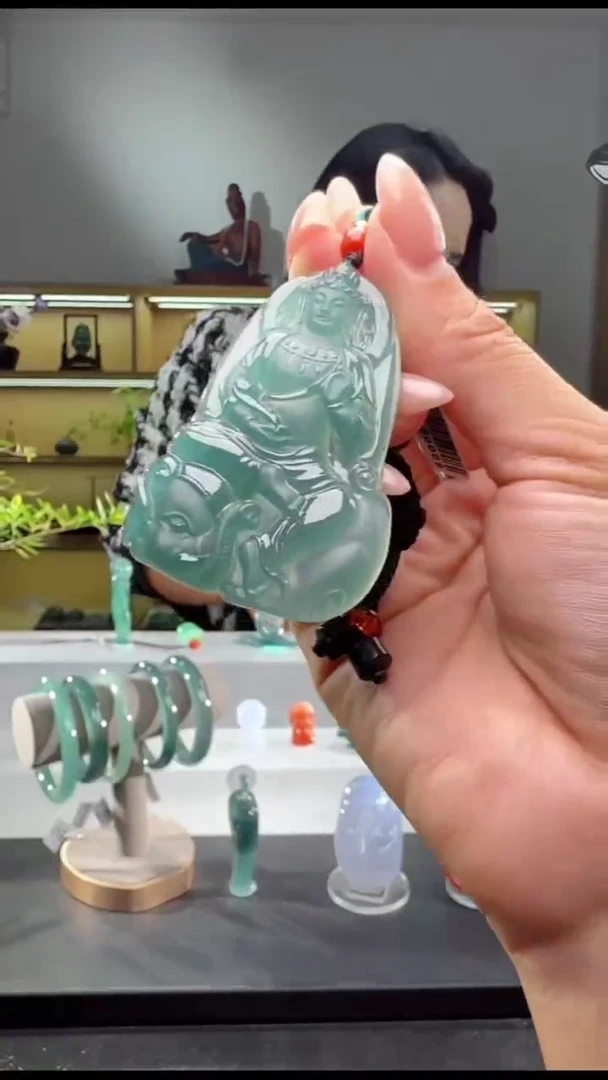 吊坠(不含链)未镶嵌翡翠普贤